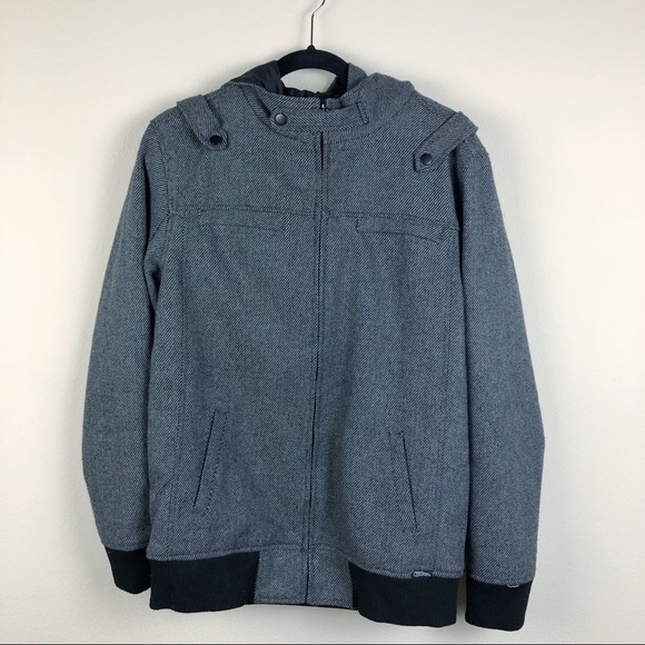 elixir Other - ELIXIR | MEN'S BLACK & GRAY WOOL BLEND JACKET IN L